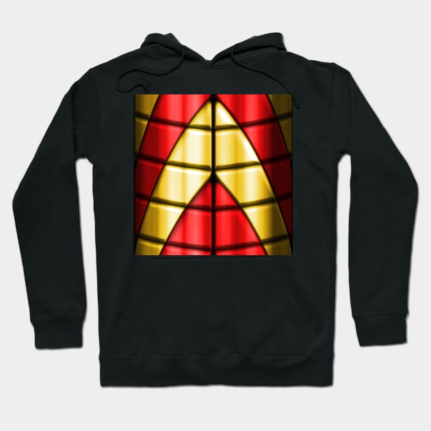 Superheroes - Red and Gold Hoodie by BonniePhantasm